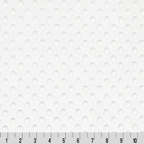 White Cuddle Dimple Fabric