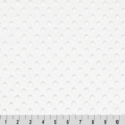 White Cuddle Dimple Fabric