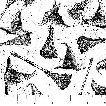 Cotton Print Fabric White Defiance Good Together 44/45"