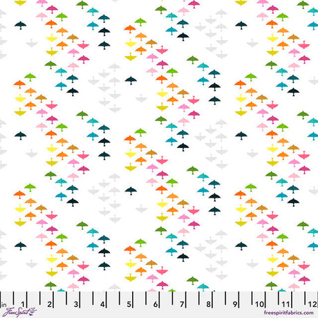 Cotton Print White In Flight What the Birds Said 44/45" Fabric