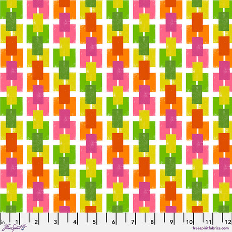 Cotton Print White Lucky Paper What the Birds Said 44/45" Fabric