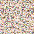 Cotton Print White Mingle Confetti Fabric 44/45"