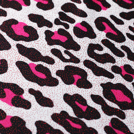 Bedrock Polyester Spandex Fabric - Multi Leopard Print, 58/60" Width (1 Yard)