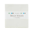 MODA Bella Solids White Porcelain Charm Pack Precuts