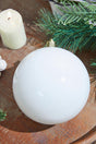 5.5" Wool White Shatterproof Ornament