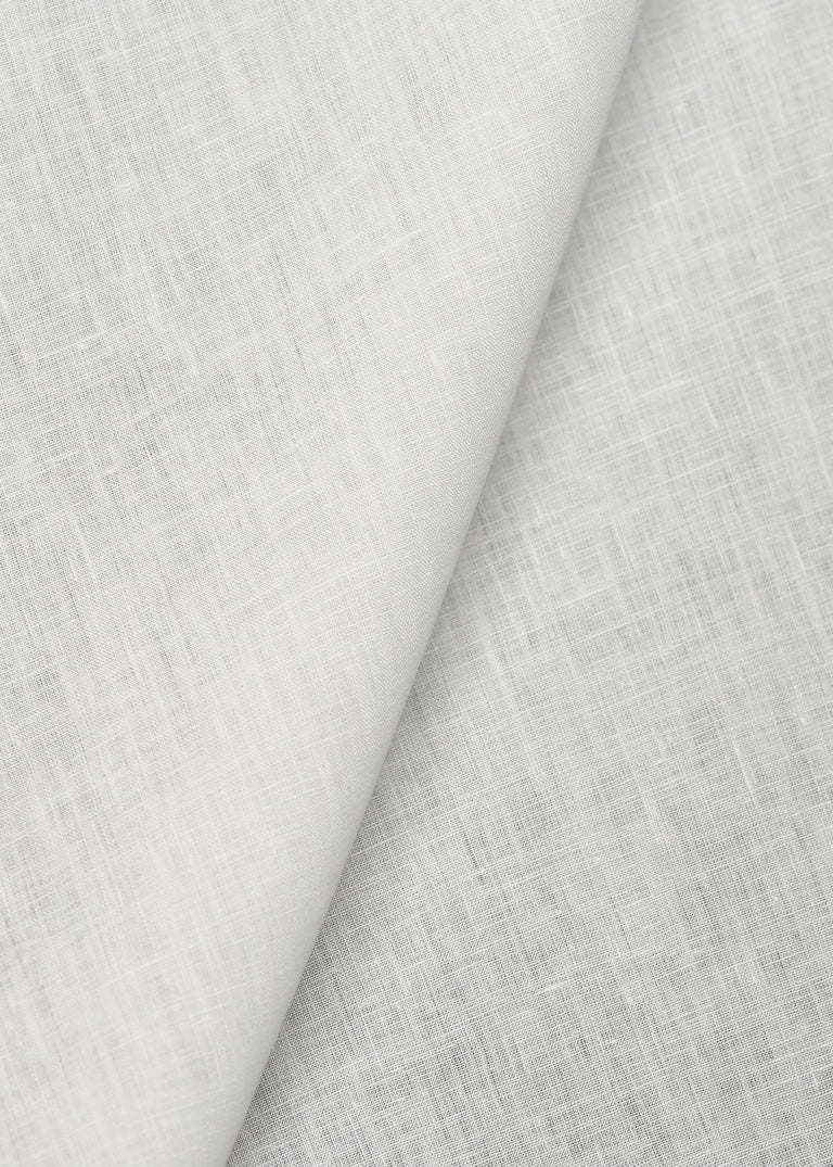 1 Yard Softened White Linen Fabric Lightweight Solid 58 Inches Wide for Sewing and Apparel