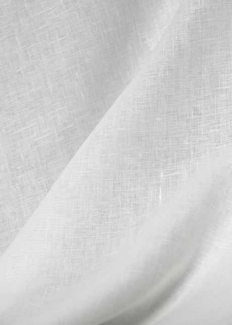 1 Yard Double Width White Pure Linen Fabric 5.5 oz 110 Inches Wide