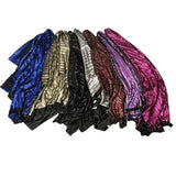 Metallic Pleated Foil Spandex Fabric - Fuchsia, 58" Width (1 Yard)
