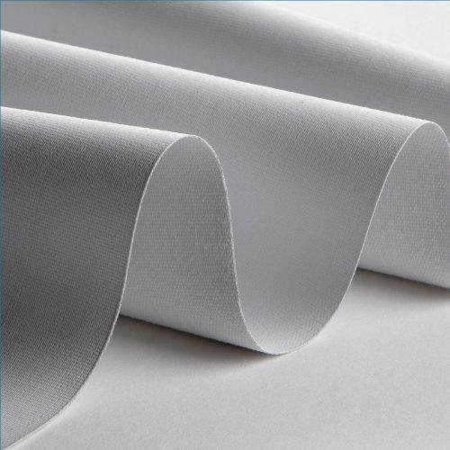 3PLY Blackout Drapery Lining Polyester Cotton Fabric - White, Ivory, Off White, 3 Pass Lighting, 56" Width (1 Yard)