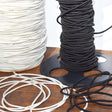 Elastic Cord 2.5 mm White Black