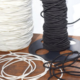Elastic Cord 2.5 mm White Black