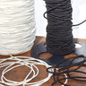 Elastic Cord 2.5 mm White Black