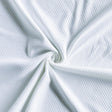 White Dri-Fit Bubble Jacquard Poly Spandex Mesh Fabric