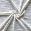 Poly Mesh White Mystic Stripe 2-Way Stretch