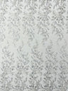 Butterfly Corded Lace Fabric - Butterfly Embroidery, Metallic Sequins, 54" Width (1 Yard)
