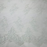Beaded Lace Fabric Helena Floral 50" Width