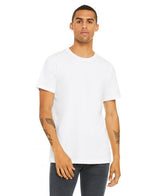 Bella Canvas 3001 Airlume Combed And Ring-Spun Cotton Fabric - White, Crewneck, Short Sleeve, Unisex (1 Piece)