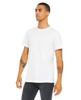 Bella Canvas 3001 Airlume Combed And Ring-Spun Cotton Fabric - White, Crewneck, Short Sleeve, Unisex (1 Piece)