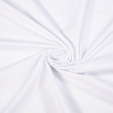 Cotton Spandex Jersey Knit Fabric White 4-Way Stretch