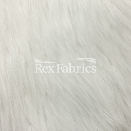 Mohair Fur Poly Acrylic Fabric - Solid Faux Fur, Multiple Colors, 58/60" Width (1 Yard)