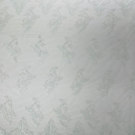 Beaded Lace Fabric Helena Floral 50" Width