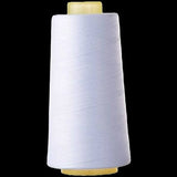 6000 Yard Sewing Thread Spun Polyester Fabric - All Purpose Overlock Cone, Baby Blue, 6000 Yards