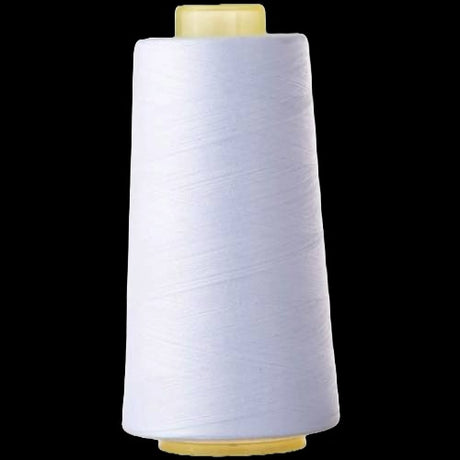 6000 Yard Sewing Thread Spun Polyester Fabric - All Purpose Overlock Cone, Baby Blue, 6000 Yards