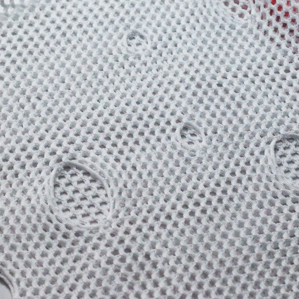 Trashy Net Polyester Spandex Fabric - Black, White, Light Pink, Coral, Yellow, Neon Lime Solid Mesh, 58/60" Width (1 Yard)