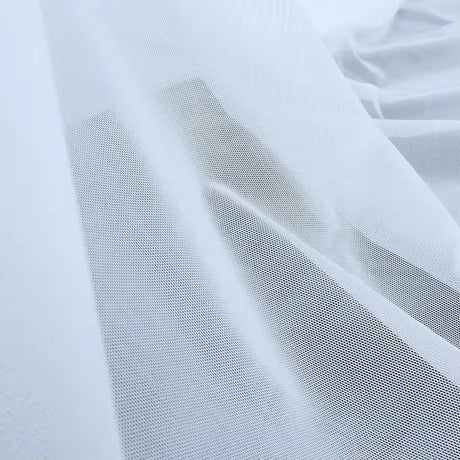High-elastic Ultrafine Power mesh Nylon Net fabric Nude Flesh color 4 Way Stretch Spandex Mesh Underwear Stockings Knit BY YARD