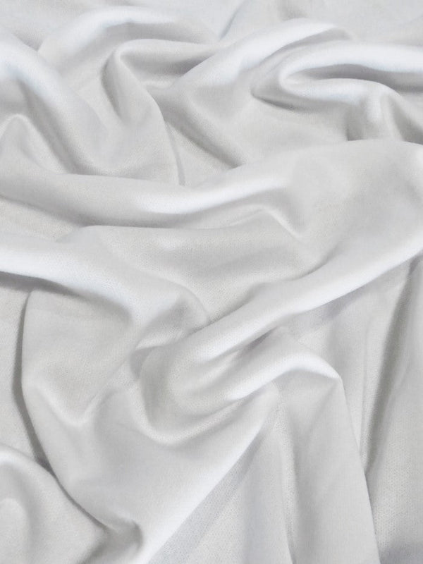 White Polar Fleece Fabric Sold By The Yard