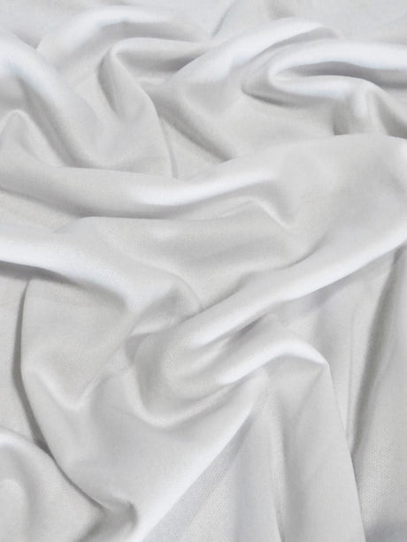 White Polar Fleece Fabric Sold By The Yard