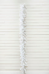 9' x 12" White Crystal Spruce Garland