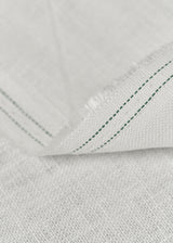 1 Yard Snow White Pure Linen Fabric 7 oz Flat Weave 58 Inches Wide
