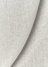 1 Yard Snow White Pure Linen Fabric 7 oz Flat Weave 58 Inches Wide