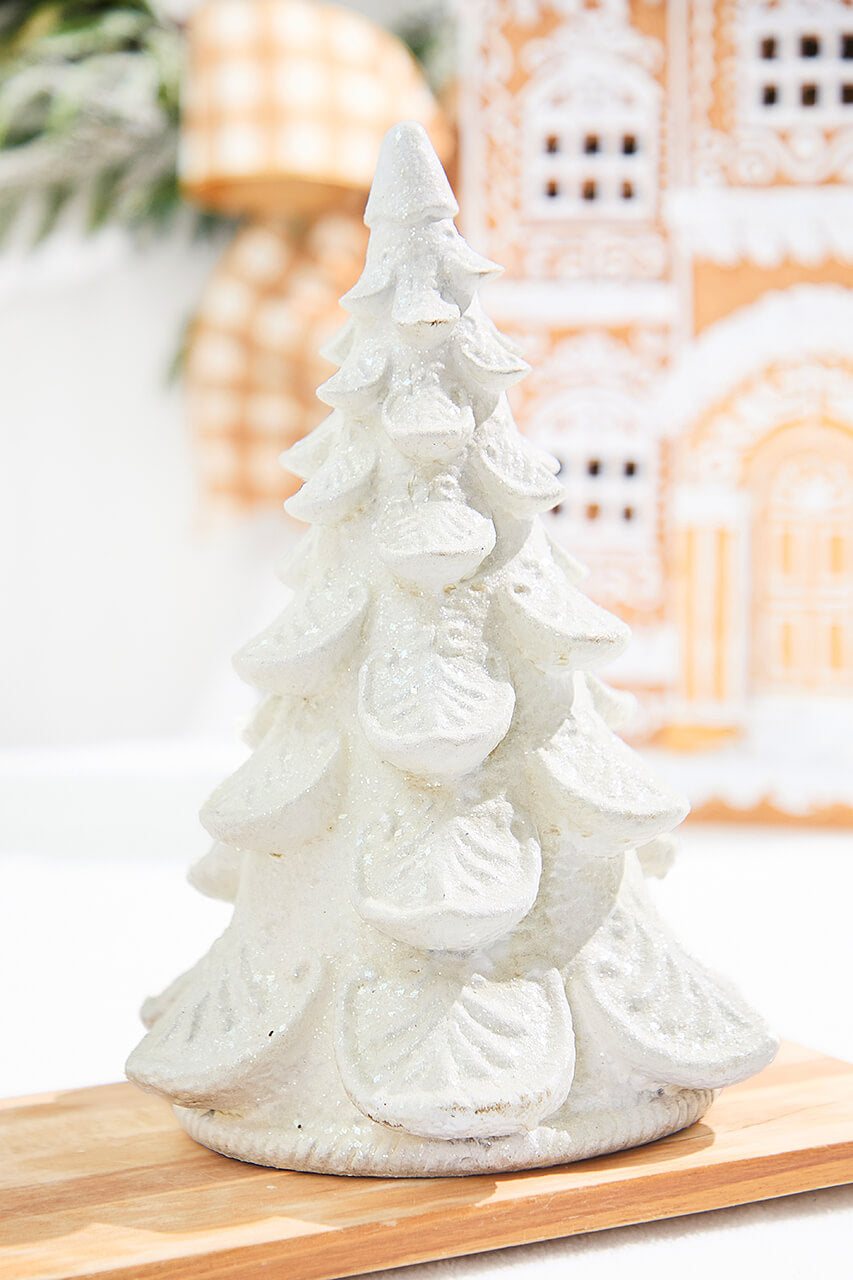 12" Resin Holiday Tree