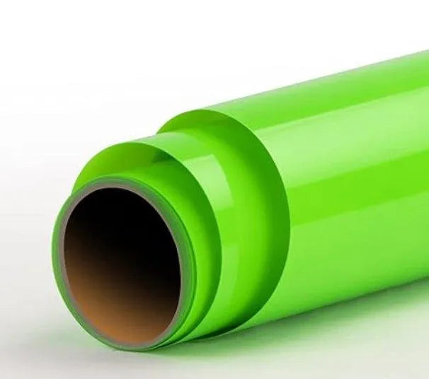 Heat Transfer Vinyl Fluorescent HTV - Neon Green (1 Roll - 12"x 60")