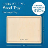 Rectangle Wood Tray - 11" x 14"