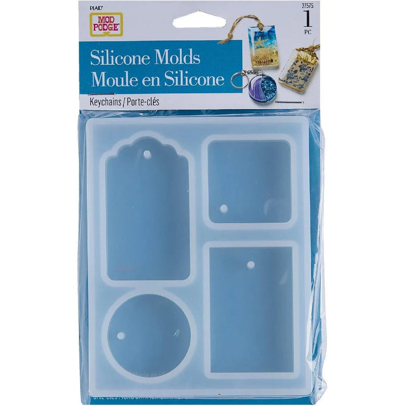 Molde de silicona para resina - Etiqueta