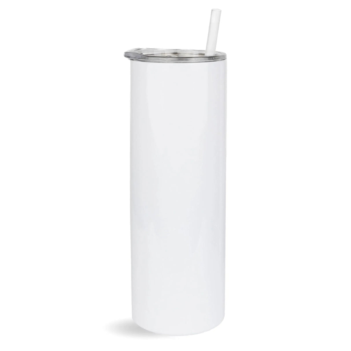 20 oz Tall Skinny Tumbler Glossy - White