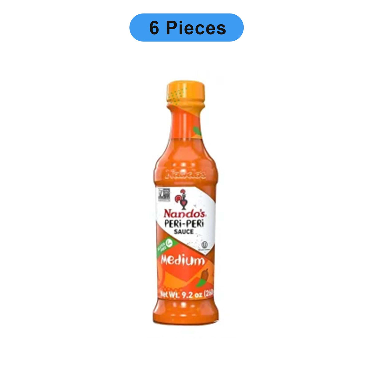 NANDO'S MEDIUM PERI PERI SAUCE 9.2 OZ BOTTLE