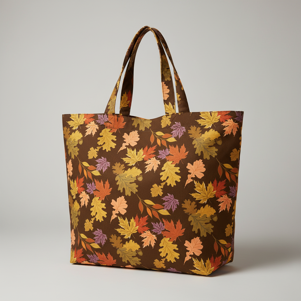 Wide Quilt Backing The Awe of Autumn Leaves Brown Riley Blake