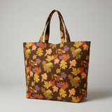 Wide Quilt Backing The Awe of Autumn Leaves Brown Riley Blake