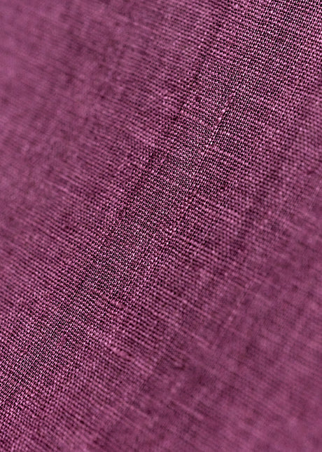 1 Yard Wild Berry Pure Linen Fabric, Midweight 5.5 oz Softened Solid Weave 58 Inch