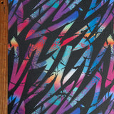 Swim Knit Poly Spandex Wild Style Abstract Print UPF 40+
