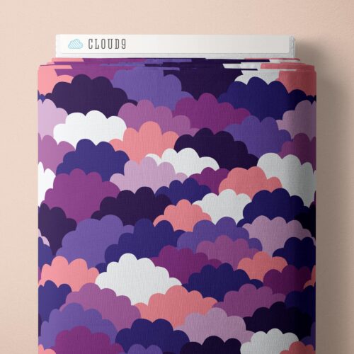 Organic Cotton Dream Clouds Fabric 44/45" Wildest Dreams