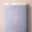 Organic Cotton Quilting Fabric Wildest Dreams Lilac Scallop 44/45"