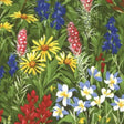 Cotton Print Wildflowers Basics Summer Wildflower Field Multi 44/45 Fabric Per Yard