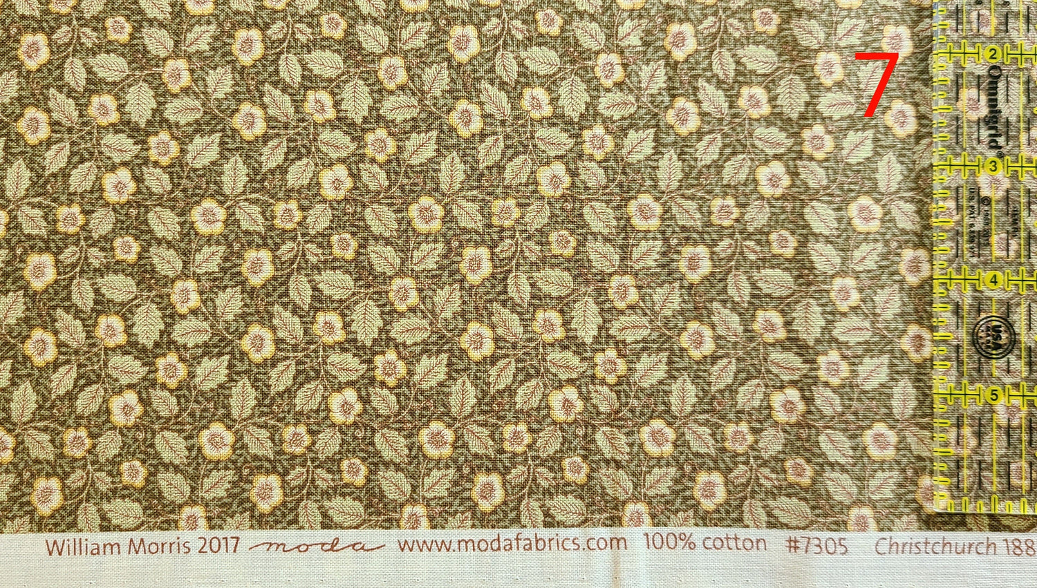 Quilting Cotton William Morris 2017 Moda Floral 100% Cotton