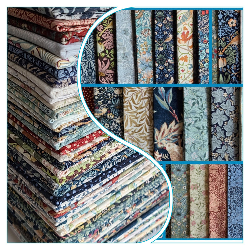 Fat Quarter Bundle William Morris Floral Prints Free Spirit
