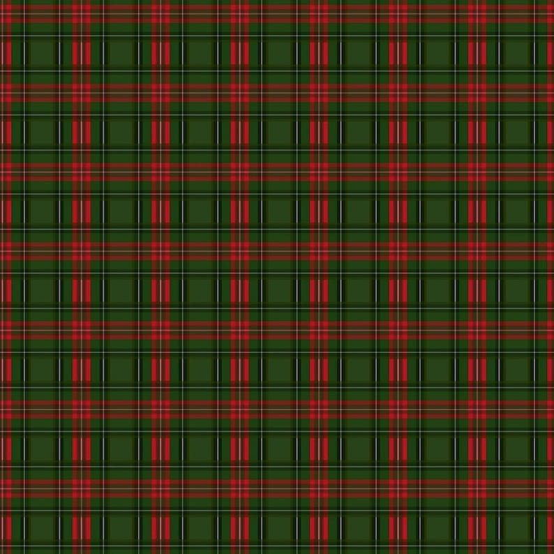 Quilting Cotton Tartan Holiday Plaid Green Christmas Wilmington Prints